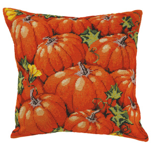 Канва жесткая с рисунком "Тыквы". Арт 83-5137S