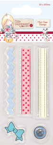 Штамп прозрачный "Ленты" Tilly Daydream. Арт TIL907104