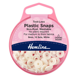 Кнопки пластиковые, с механизмом защелкивания при установке, 9 мм, цвет белый. Арт 444.9.WHIT