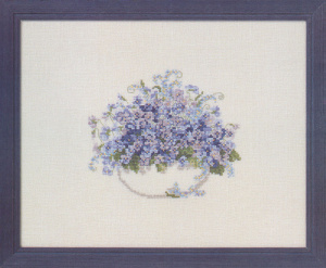 Набор для вышивания "Сиреневые фиалки". Арт 76444