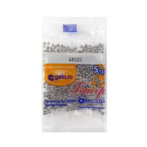 Бисер №10, 5 г., цвет 48020. Арт G 48020