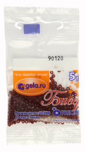 Бисер Preciosa №10, 5 г., цвет №90120 бордовый гранатовый прозрачный. Арт G 90120