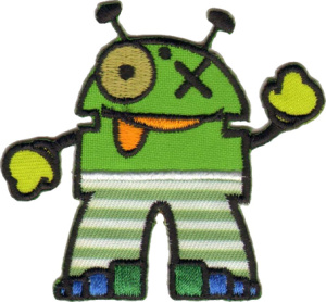 Термоаппликация HKM "Зелёный монстр". Арт 32025/1SB