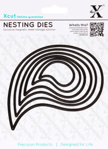 Набор ножей для вырубки "Пэйсли". Арт XCU503422               