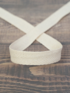 Тесьма киперная SAFISA, 15 мм, 25 м, цвет 21, бежевый. Арт 0270-15мм-21