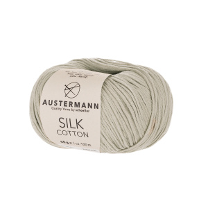 Пряжа Silk Cotton, 70% хлопок, 30% шелк, 50 г, 130 м. Арт 90301-0005