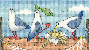 Набор для вышивания "Фиш & Чипс". Арт BSFC1276A