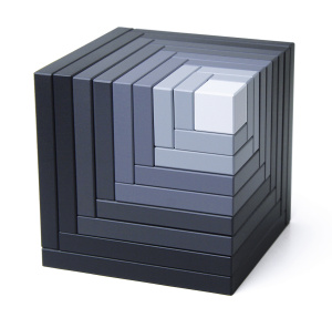 Конструктор дизайнерский NAEF CLASSIC "Cella" 6+, натуральное дерево, цвет серый, 9 деталей. Арт 9608.3