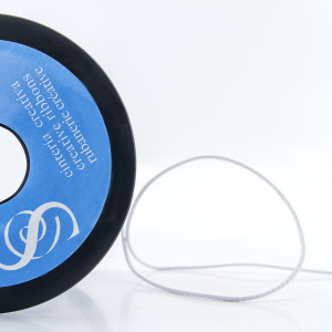 Резинка шляпная SAFISA, 2 мм, цвет 02, белый. Арт 4730-2мм-02