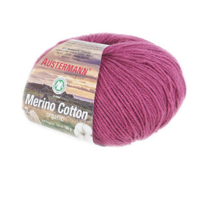Пряжа Merino Cotton organic, 55% шерсть, 45% хлопок, 50 г, 230 м. Арт 98311-0007