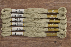 Мулине COSMO однотонный цвет  711       . Арт 25-6/711       