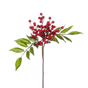 Ветка декоративная "Рябина". Арт 161602-500