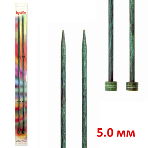 Спицы прямые KATIA, 40 см, 5 мм. Арт 7642