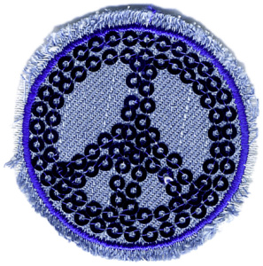Термоаппликация HKM "Символ мира". Арт 32839/1SB