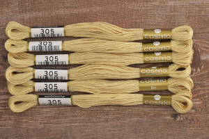 Мулине COSMO однотонный цвет  305       . Арт 25-6/305       