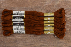 Мулине COSMO однотонный цвет  130       . Арт 25-6/130       