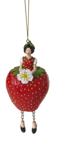 Фигурка декоративная, Blumenmädchen "Клубника". Арт 850310-500