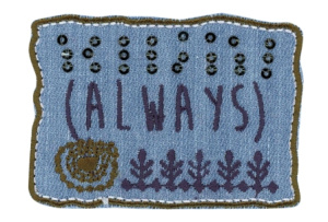 Термоаппликация HKM "Always". Арт 35434/1SB