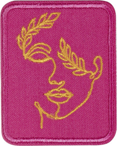 Термоаппликация "Парные листочки вереска". Арт 43012