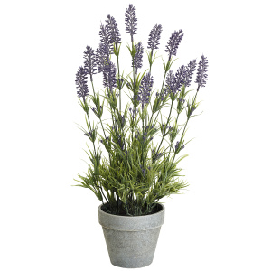 Цветок декоративный в кашпо "Лаванда". Арт 205358-700