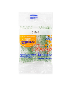 Бисер №10, 5 г., цвет 01163. Арт G 01163