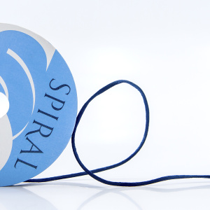 Шнур атласный мини-рулон, 1,5 мм, 4,5 м, цвет 15, голубой. Арт P00470-1,5мм-15         