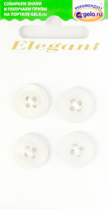 Пуговицы ELEGANT. Арт 14911-15-01242/4