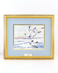 Вышитая картина "Чайки над Невой". Арт Модель 07.009.05