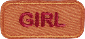 Термоаппликация "Девушка". Арт 42744