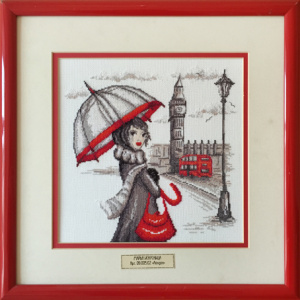 Вышитая картина "Лондон". Арт Модель 09.005.02