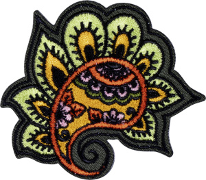 Термоаппликация "Орнамент зеленый". Арт 43044