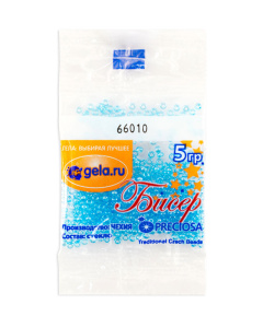 Бисер №10, 5 г., цвет 66010. Арт G 66010