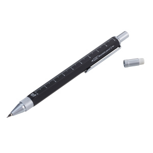 Карандаш TROIKA многофункциональный "CONSTRUCTION DROP ACTION". Арт PIP31/BK