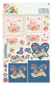 Набор бумаги с высечкой "Ты лучше всех" Folk Floral. Арт PMA169132