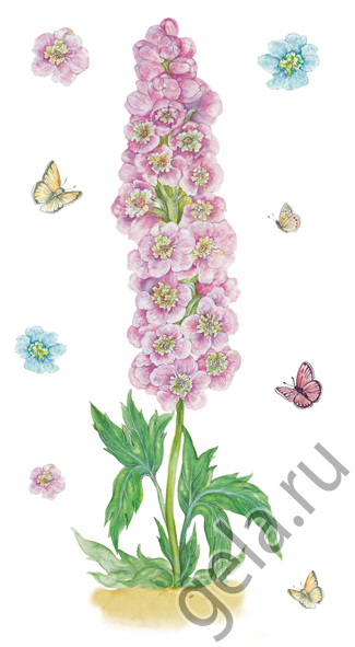 Наклейки с 3D эффектом для керамики и стекла. Арт KDB51                   