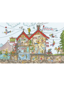 Набор для вышивания "Cut Thru' Adventure Holiday". Арт XCT44