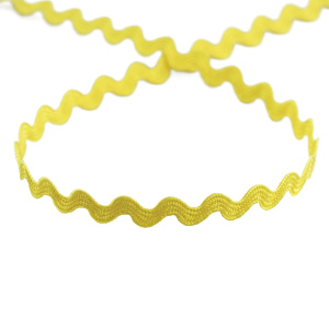 Тесьма PEGA тип вьюнчик, желтый, 5,1 мм. Арт 841510417A4201