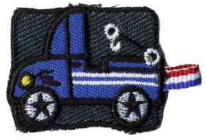 Термоаппликация HKM "Машина". Арт 31639/1SB