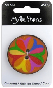 Пуговица My Buttons - Coconut "Blooming Color". Арт 630004903