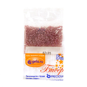 Бисер №10, 5 г., цвет 02695. Арт G 02695