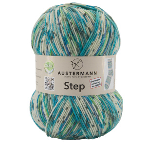 Пряжа Step, 75% шерсть, 25% полиамид, 420 м, 100 г. Арт 97689-0340