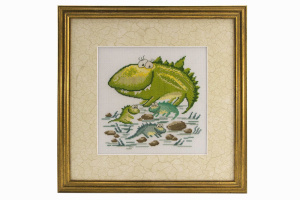 Вышитая картина "Мамуля". Арт Модель 07.002.04