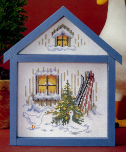 Набор для вышивания: "Гусиный домик". Арт 76122