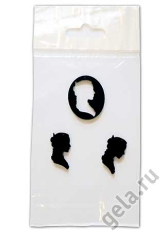 Набор "Медальон с силуэтами" арт.naborakril04. Арт naborakril04            