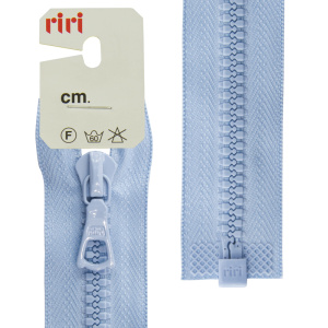 Молния riri тракторная разъёмная 1 замок, 6 мм, 60 cм, цвет 2603, светло-голубой. Арт 5753720/60/2603         