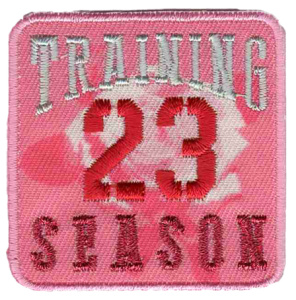 Термоаппликация HKM "Training 23 Season Rosenprint". Арт 33373/1SB