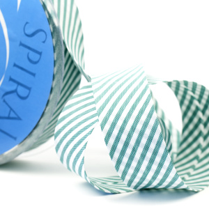 Косая бейка с рисунком SAFISA, арт.6282, 30 мм, 25 м, цвет 43. Арт 6282-30мм-43