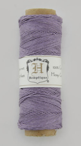 Шнур из пеньки HEMPTIQUE на катушках #10 - 0,5 мм, 62,5 м, 25 г. Арт HS10CO-LAV25            
