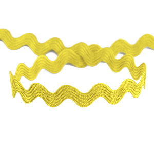 Тесьма PEGA тип вьюнчик, золотисто-желтый, 6,4 мм. Арт 841510421A4203