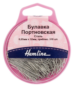 Булавки-гвоздики портновские в пластиковом контейнере. Арт 716                     